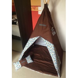 Tipi complet tapis + coussin